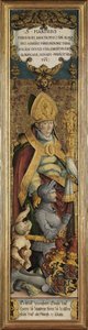 Sankt Martin af Tours med Gottfried Werner von Zimmer og en tigger af Master of Messkirch
