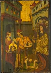 Halshugningen af Johannes Døberen af Master of Palanquinos