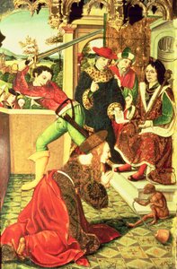 Sankt Eulalia af Meridas martyrium af Master of Paredes