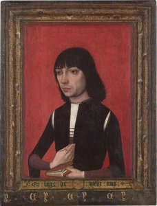Hollandsk: Portræt af en ung mand fra Fonseca-familien Portræt af en ung mand fra Fonseca-familien af Master of Portraits of Princes
