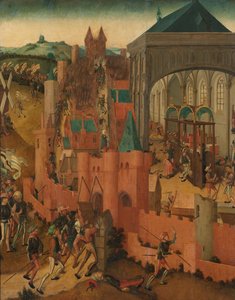 Belejringen af ​​Rhenen Erobringen af ​​Rhenen af ​​Jan II af Cleves i 1499 af Master of Rhenen