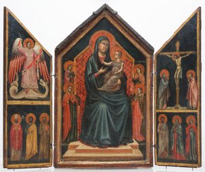 Madonna med barnet og de hellige Lucy, Margaret, Maria Magdalene og Katarina af Alexandria