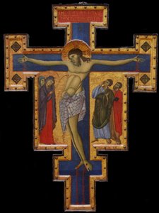 Krucifiks, ca. 1260-1270 af Master of Saint Francis,