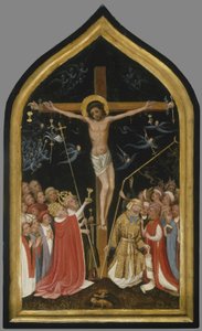 Kristus på det levende kors, 1420-30 af Master of Saint Veronica
