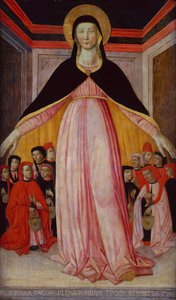 Madonna of Mercy af Master of San Miniato
