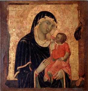 Jomfru med barn (maleri, ca. 1350) af Master of Santa Maria di Castello