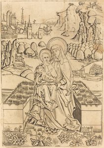 Madonnaen og barnet med Sankt Anne af Master of St. Sebastian