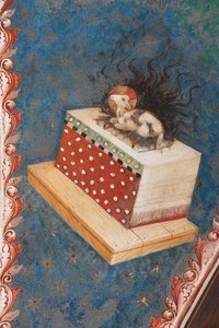 "Det mystiske lam", symbol på ofre for forløsning af menneskeheden, c.1420 (fresko)