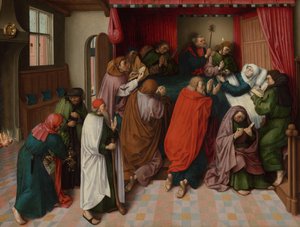 Jomfruens død Marys dødsleje af Master of the Amsterdam Death of
