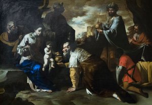 Tilbedelsen af Magi af Master of the Annunciation to the Shepherds