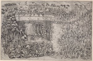 Slaget ved Fornovo af Master of the Battle of Fornovo