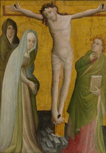 Crucifixion, CA. 1400. af Master of the Berswordt Altar