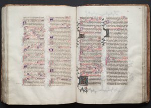 The Gotha Missal: Fol. 113r, Tekst, ca. 1375. af Master of the Boqueteaux