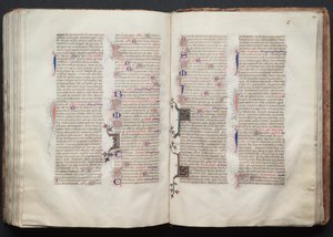 The Gotha Missal: Fol. 132r, Tekst, ca. 1375. af Master of the Boqueteaux