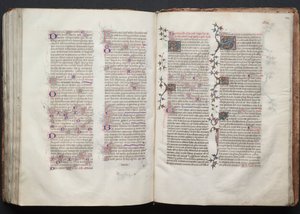 The Gotha Missal: Fol. 144r, Tekst, ca. 1375. af Master of the Boqueteaux