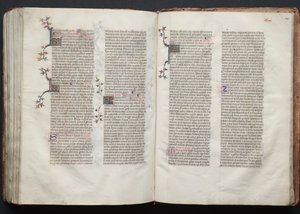 The Gotha Missal: Fol. 145r, Tekst, ca. 1375. af Master of the Boqueteaux
