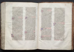 The Gotha Missal: Fol. 146r, Tekst, ca. 1375. af Master of the Boqueteaux