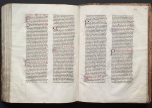 The Gotha Missal: Fol. 147r, Tekst, ca. 1375. af Master of the Boqueteaux