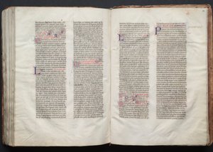 The Gotha Missal: Fol. 151r, Tekst, ca. 1375. af Master of the Boqueteaux