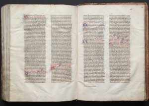 The Gotha Missal: Fol. 152r, Tekst, ca. 1375. af Master of the Boqueteaux