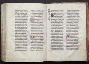 The Gotha Missal: Fol. 160r, Tekst, ca. 1375. af Master of the Boqueteaux
