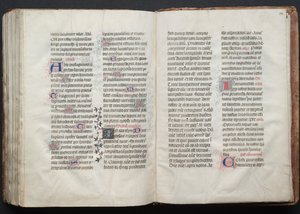 The Gotha Missal: Fol. 162r, Tekst, ca. 1375. af Master of the Boqueteaux