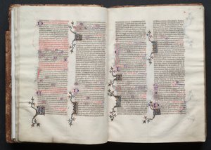 The Gotha Missal: Fol. 25r, Tekst, ca. 1375.