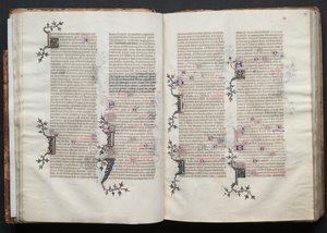 The Gotha Missal: Fol. 29r, Tekst, ca. 1375. af Master of the Boqueteaux