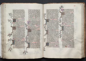The Gotha Missal: Fol. 88r, Tekst, ca. 1375. af Master of the Boqueteaux