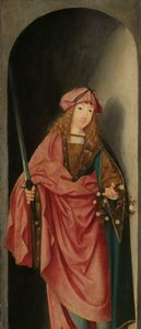 Saint Valerian, venstre fløj af en triptykon af Master of the Brunswick Diptych (attributed to)