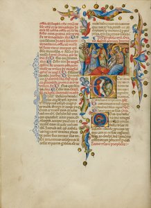 The Adoration of the Magi; Initial E: Sværdbærere