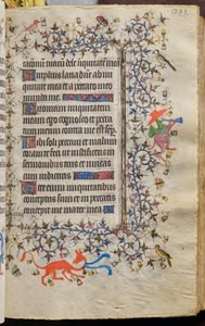Timebog for Karl den Ædle, konge af Navarra (1361-1425): fol. 112r, Tekst af Master of the Brussels Initials and Associates