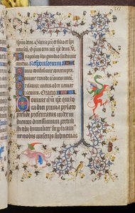 Timebog for Karl den Ædle, konge af Navarra (1361-1425): fol. 172r, Tekst af Master of the Brussels Initials and Associates