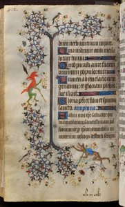 Karl den Ædle, konge af Navarra (1361-1425): fol. 200v, Tekst af Master of the Brussels Initials and Associates