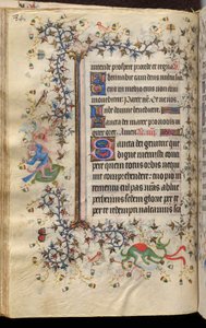 Karl den Ædle, konge af Navarra (1361-1425): fol. 42v, Tekst af Master of the Brussels Initials and Associates