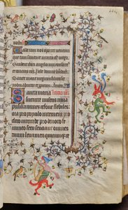 Timebog for Karl den Ædle, konge af Navarra (1361-1425): fol. 51r, Tekst af Master of the Brussels Initials and Associates