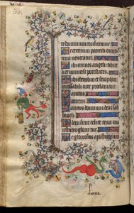 Timebog for Karl den Ædle, konge af Navarra (1361-1425): fol. 52v, Tekst af Master of the Brussels Initials and Associates
