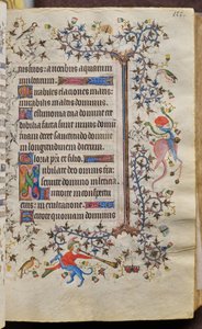 Timebog for Karl den Ædle, konge af Navarra (1361-1425): fol. 56r, Tekst af Master of the Brussels Initials and Associates