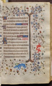 Timebog for Karl den Ædle, konge af Navarra (1361-1425): fol. 66r, Tekst af Master of the Brussels Initials and Associates