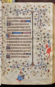 Timebog for Karl den Ædle, konge af Navarra (1361-1425): fol. 97r, Tekst af Master of the Brussels Initials and Associates