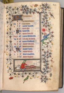 Timer for Karl den Adelige, konge af Navarra 1361-1425: fol. 11r, november, ca. 1405.