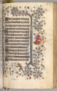 Timer for Karl den Adelige, konge af Navarra 1361-1425: fol. 183r, Tekst, ca. 1405.