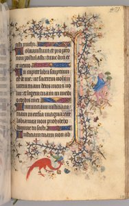 Timer for Karl den Adelige, konge af Navarra 1361-1425: fol. 231r, Tekst, ca. 1405. af Master of the Brussels Initials and Associates
