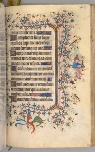 Timer for Karl den Adelige, konge af Navarra 1361-1425: fol. 232r, Tekst, ca. 1405.