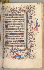 Timer for Karl den Adelige, konge af Navarra 1361-1425: fol. 241r, Tekst, ca. 1405. af Master of the Brussels Initials and Associates