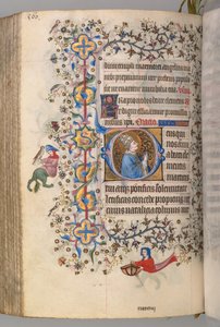 Timer for Karl den Adelige, konge af Navarra 1361-1425, , fol. 274v, Sankt Clement, ca. 1405.