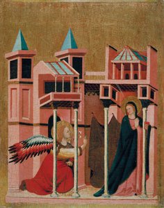 Bebudelsen af Master of the Cini Madonna
