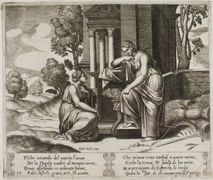 Ceres nægter enhver hjælp til Psyche af Master of the Die