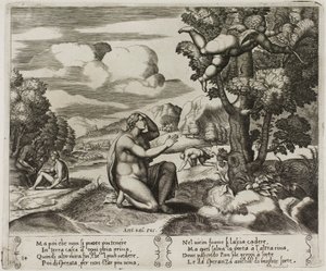 Amor flygter fra Psyke af Master of the Die