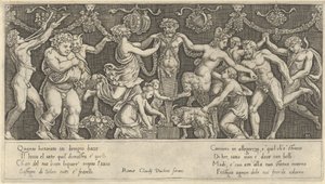 Mirror of Roman Magnificence: Sacrifice to Priapus, 16. århundrede., 16. århundrede. af Master of the Die